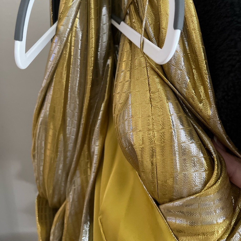 Ramy brook Exclusive Amarynthia Dress size 6 gold - Picture 3 of 5